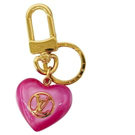 Louis Vuitton-Llavero Louis Vuitton Portocle LV Beloved M01008-Rosa,Dorado