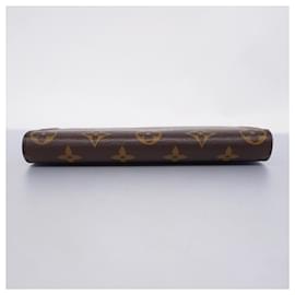 Louis Vuitton-Louis Vuitton Long Wallet Monogram Portefeuille Brazza M66540-Brown