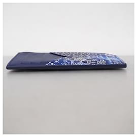 Louis Vuitton-Louis Vuitton Monogram Bandana Coin Case-Blue