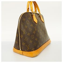 Louis Vuitton-Louis Vuitton Monogramm Damier Alma Handtasche-Braun