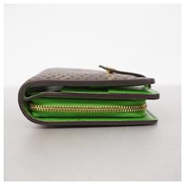 Louis Vuitton-Louis Vuitton Monogram Perforated Compact Zip Wallet-Olive green