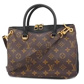 Louis Vuitton-Louis Vuitton Monogram Pallas BB Handbag-Brown,Black