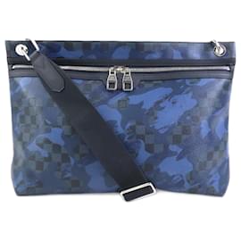 Louis Vuitton-Louis Vuitton Damier Cobalt Camouflage Shoulder Bag-Blue