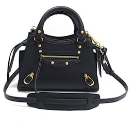 Balenciaga-Balenciaga Neo Classic City Shoulder Bag-Black