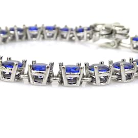 Louis Vuitton-Louis Vuitton Men's Charm Bracelet-Silvery,Blue