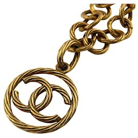 Chanel-Collier Chanel Coco Marque 93P-Doré