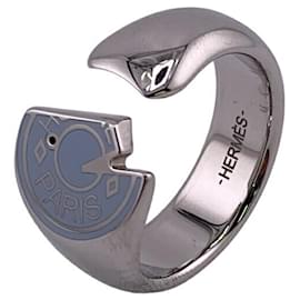 Hermès-Anillo de plata Carrousel Hermes-Plata