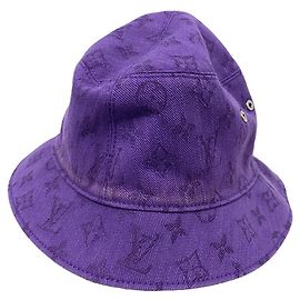 Louis Vuitton Purple Monogram Essential Bucket Hat Purple