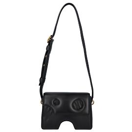 Sac à épaule sculpté Off White Burrow-27 Noir