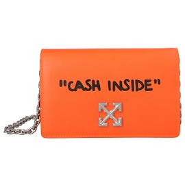 Borsa a tracolla Off White Jitney 0.5 Arancione
