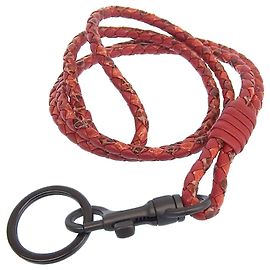 Bottega Veneta Intrecciato Neck Strap Red Red