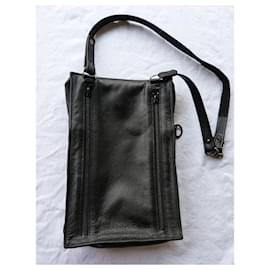 Longchamp-Saddlebags-Black