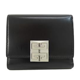 Givenchy Bi-fold Leather Wallet Black