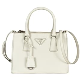 Prada-Prada Galleria Saffiano Medium Handbag-White