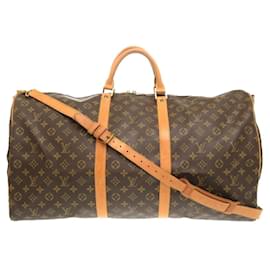 Louis Vuitton-Louis Vuitton Keepall Bandouliere 60 Monogram Bag-Brown