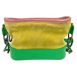 Chanel-Chanel Gabrielle de Chanel Chain Shoulder Bag-Green,Yellow