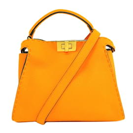 Fendi-Bolso Fendi Peekaboo-Naranja