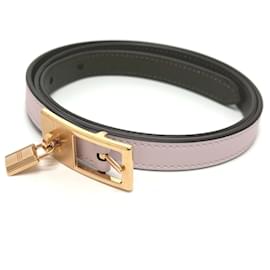 Hermès-Hermes Cadena Reversible Belt-Pink