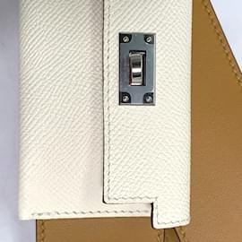 Hermès-Bolsa Bandoleira Kelly Pochette Hermes-Bege