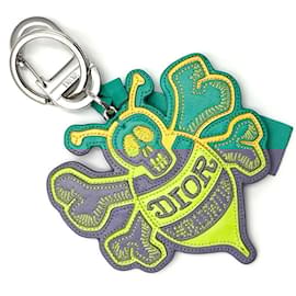 Christian Dior-Christian Dior Dior x Shawn Men's Key Holder Ring Charm-Green