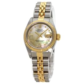 Rolex-Rolex 79173 2BR Datejust Coquille Jaune 2P Montre Diamant-Autre