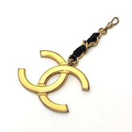 Chanel-Chanel Gold Plated Keyring-Golden