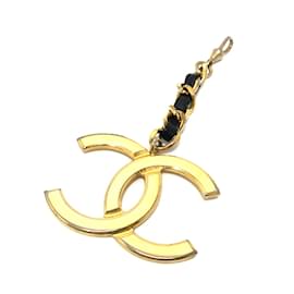 Chanel-Chanel Gold Plated Keyring-Golden