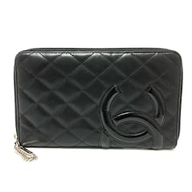 Chanel-Chanel A26710 Cambon Line Long Wallet-Black