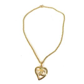 Collier vintage plaqué or Chanel Doré