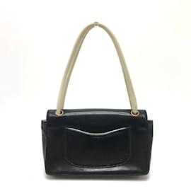 Chanel-Bolsa tote de couro preto Chanel-Preto