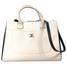 Borsa a spalla bicolore Chanel CC Mark 2WAY Beige