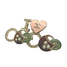 Chanel I COCO Accessori B17C Spilla d'Oro D'oro