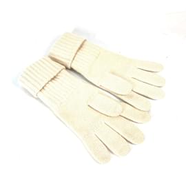 Chanel-Chanel Beige Warm Gloves-Beige