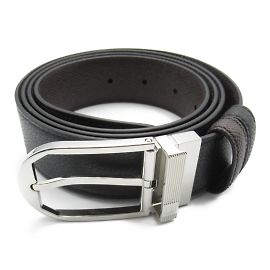 Alfred Dunhill Cinto de couro preto Dunhill Preto