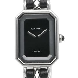 Relógio Chanel Premiere M em aço inoxidável H0451 Preto