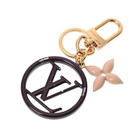 Louis Vuitton-Louis Vuitton LV Circle Purple Metal Keychain-Purple