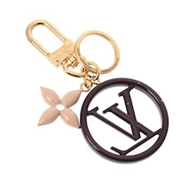 Louis Vuitton-Louis Vuitton LV Circle Purple Metal Keychain-Purple