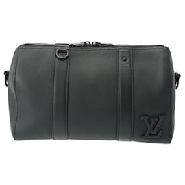 Louis Vuitton-Louis Vuitton Aerogram City Keepall Shoulder Bag-Black