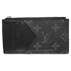 Louis Vuitton-Louis Vuitton Monogram Eclipse Coin Purse-Black