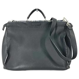 Fendi-Fendi 7VA388 Selleria Sac à Main 2WAY-Noir