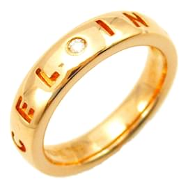Céline-Celine Pink Gold Band Ring-Other