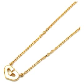 Cartier-Colar C Heart Cartier em Ouro Rosa-Outro