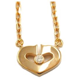 Cartier-Colar C Heart Cartier em Ouro Rosa-Outro