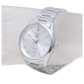 Tag Heuer-TAG HEUER Carrera Date Calibre 5 WBN2111.BA0639 Men's Wristwatch-Silvery