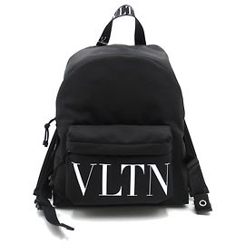 Mochila de nylon negro Valentino Negro