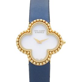 Montre-bracelet en quartz Alhambra de Van Cleef & Arpels Blanc