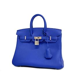 Hermès-Hermes Birkin 25 Handbag in Blue Royale-Blue