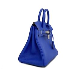 Hermès-Hermes Birkin 25 Handbag in Blue Royale-Blue