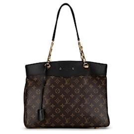 Louis Vuitton-Louis Vuitton Monogram Pallas Shopper Handbag-Brown,Black