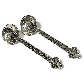 Orecchini in texture martello Spoon di LOEWE per donne Argento